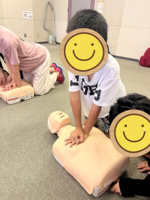 心肺蘇生法講座をしました😊
